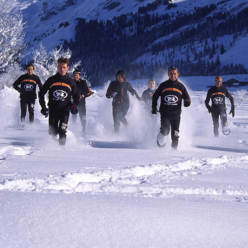 XXXL-Schneeschuh-Camps Schneeschuhevents bis 150 Teilnehmer